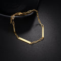 IL - 1-3 Strip Custom Name Paper Clip Bracelet