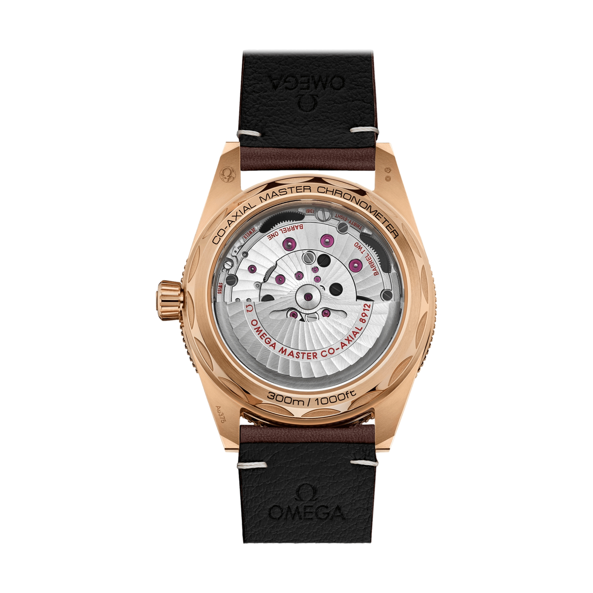 OMEGA Seamaster 300 Bronze Gold 41mm - Brown on Leather Strap